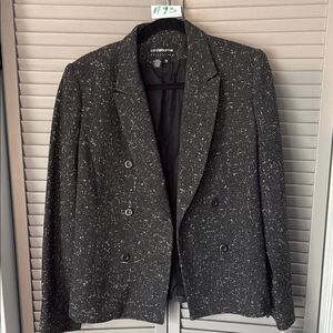 Liz Claiborne Black and White Blazer